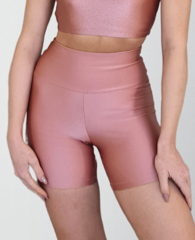 Shorts Spirit Cintura Alta Rose