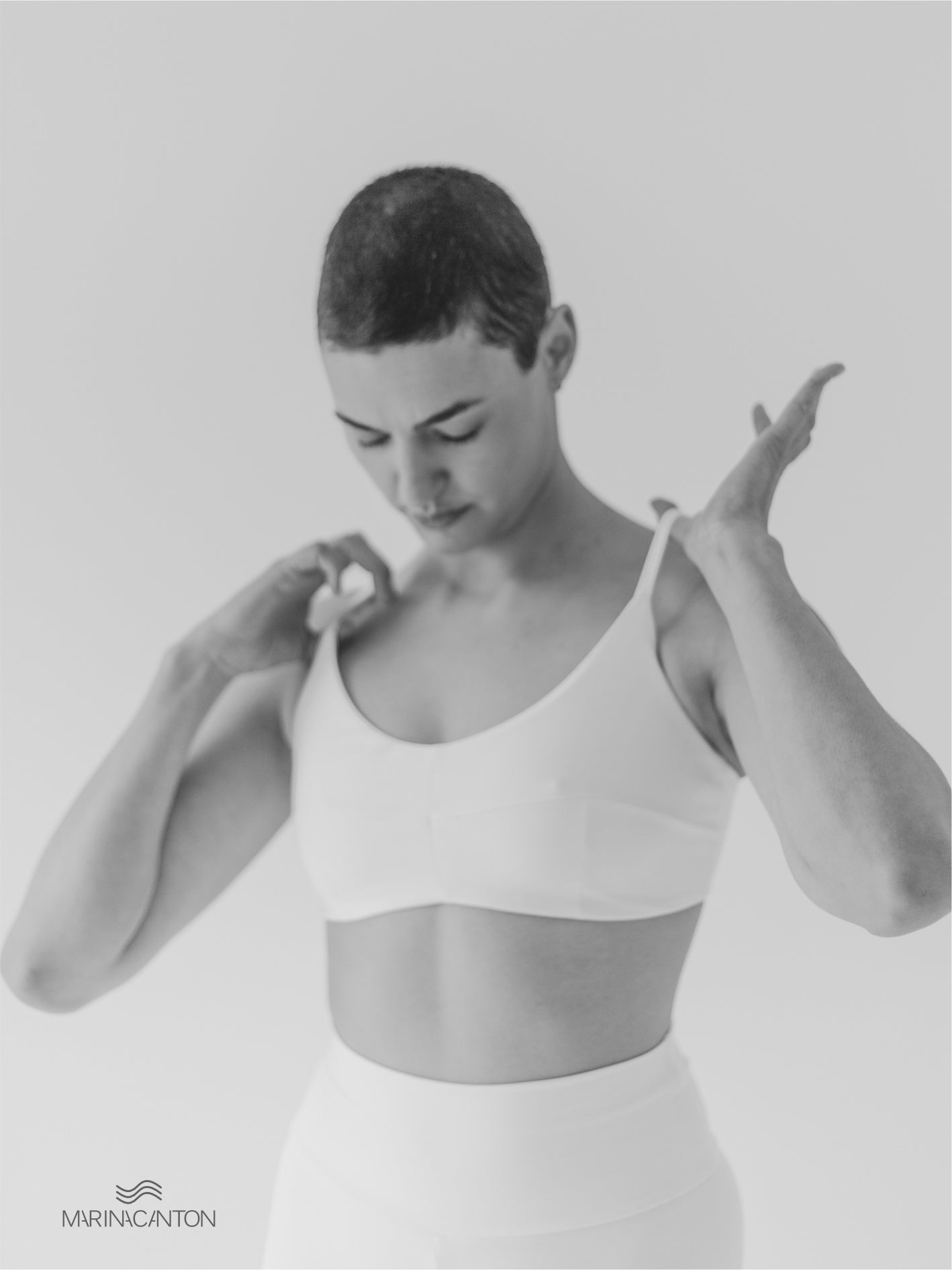 Top Bio UP Compress Alcinha Recortes Branco