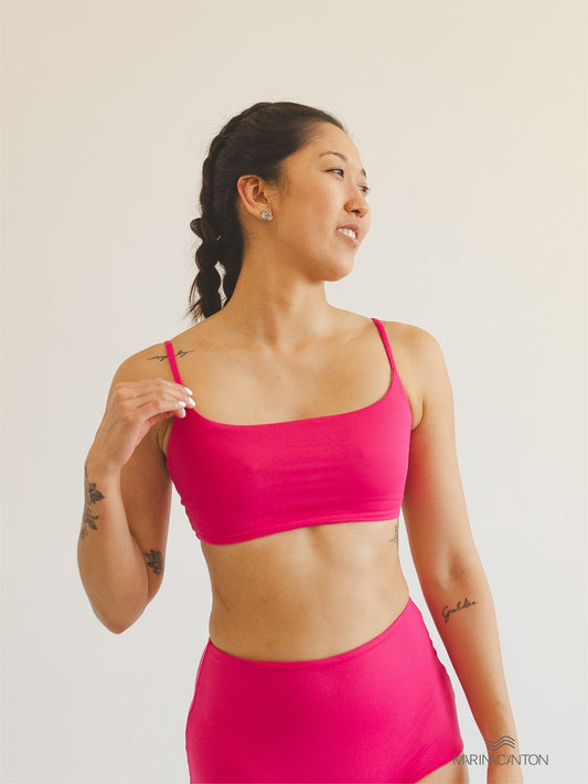 Top Bio Light Slim Alcinha Colors Rosa Choque