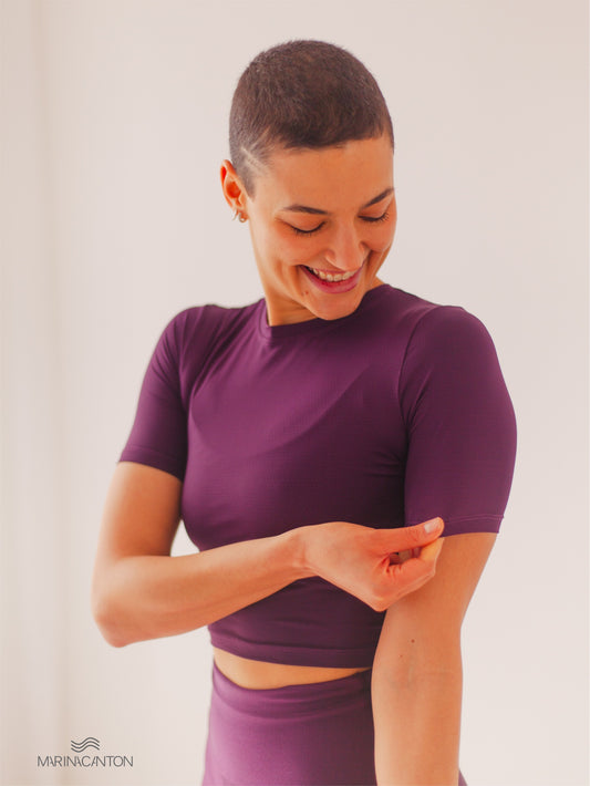 Cropped Breathe Manga Curta Amora