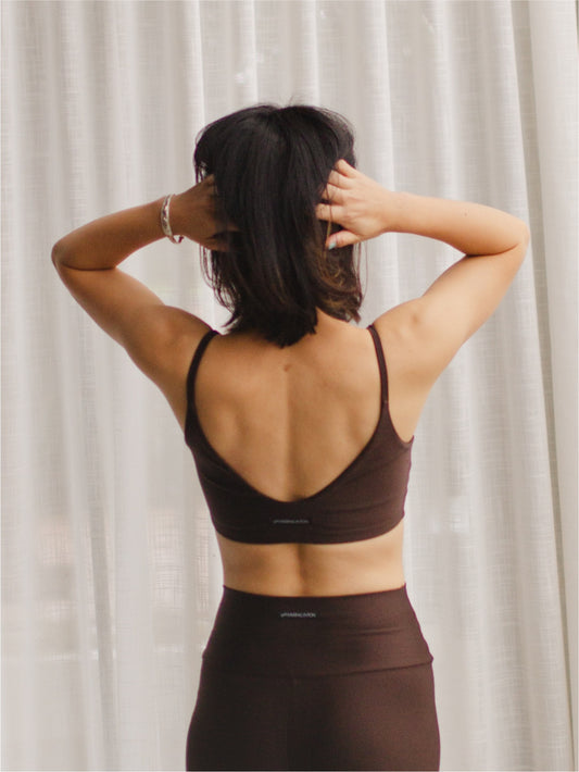 Top Spirit Alcinha Costas V Café