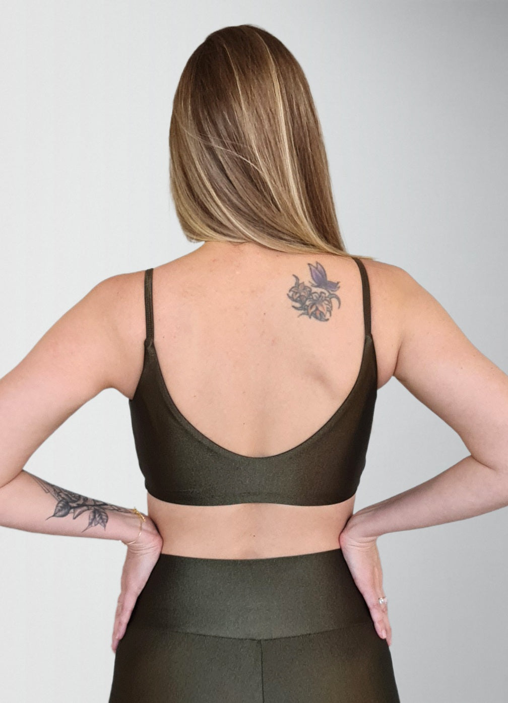 Top Spirit Light Alcinha Costas V Oliva