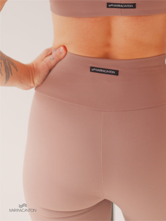 Bermuda Bio Up Compress Cintura Alta Avelã