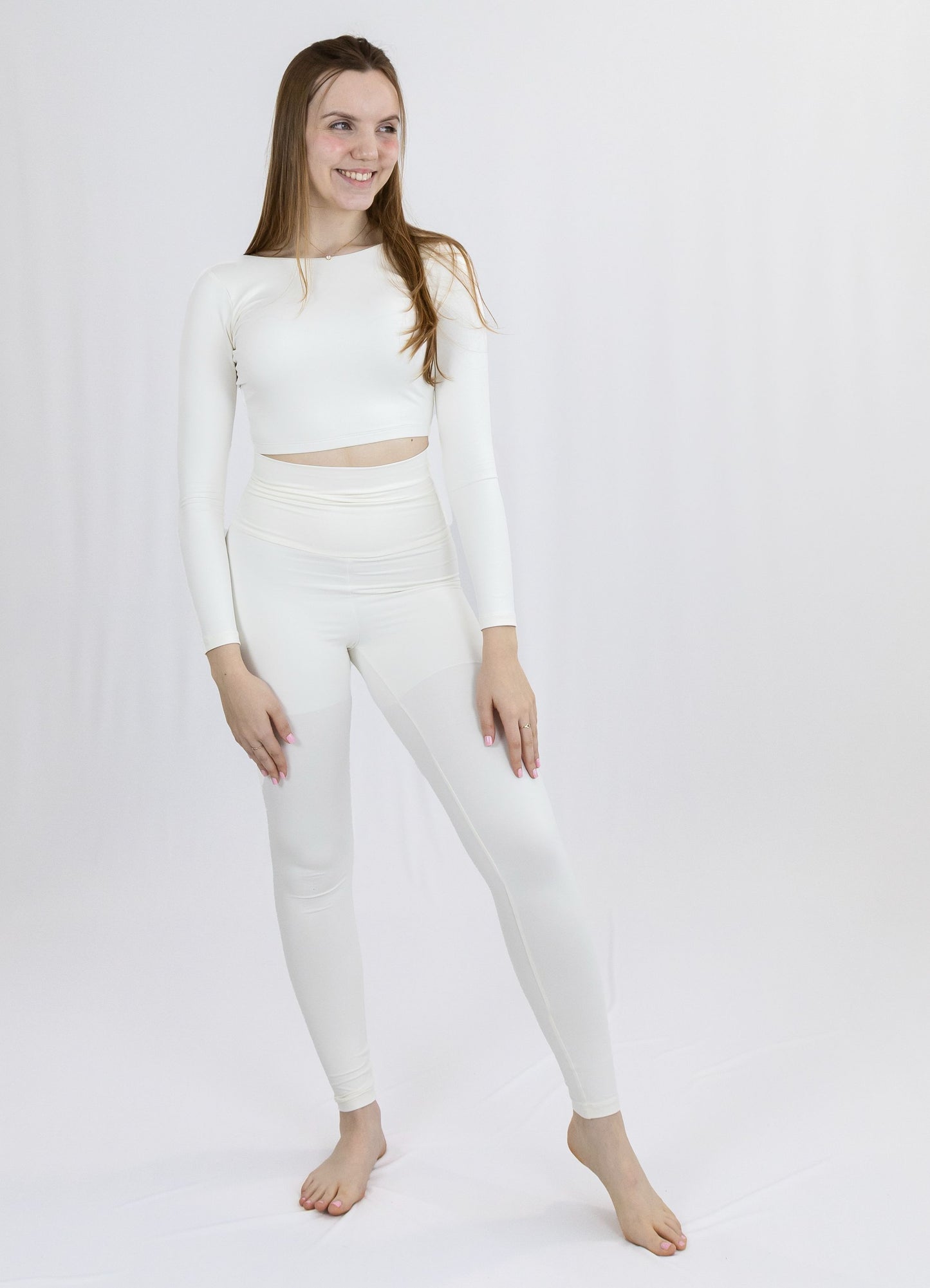 Top Bio Light Manga Longa Clássicos Off White