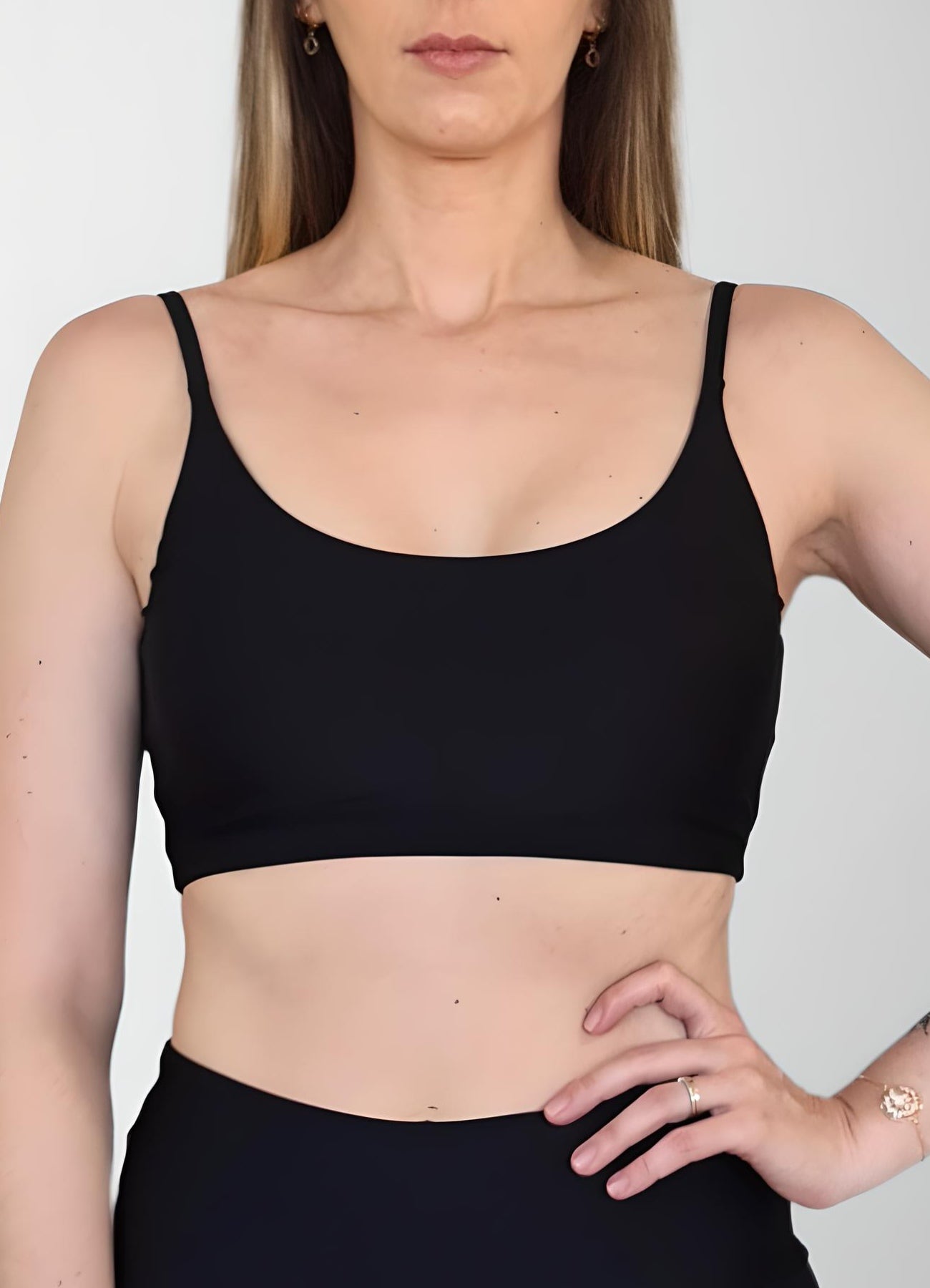 Top Spirit Alcinha Costas V Preto