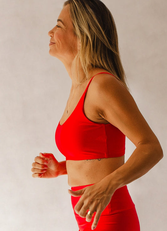 Top Spirit Light Alcinha Costas V Vermelho