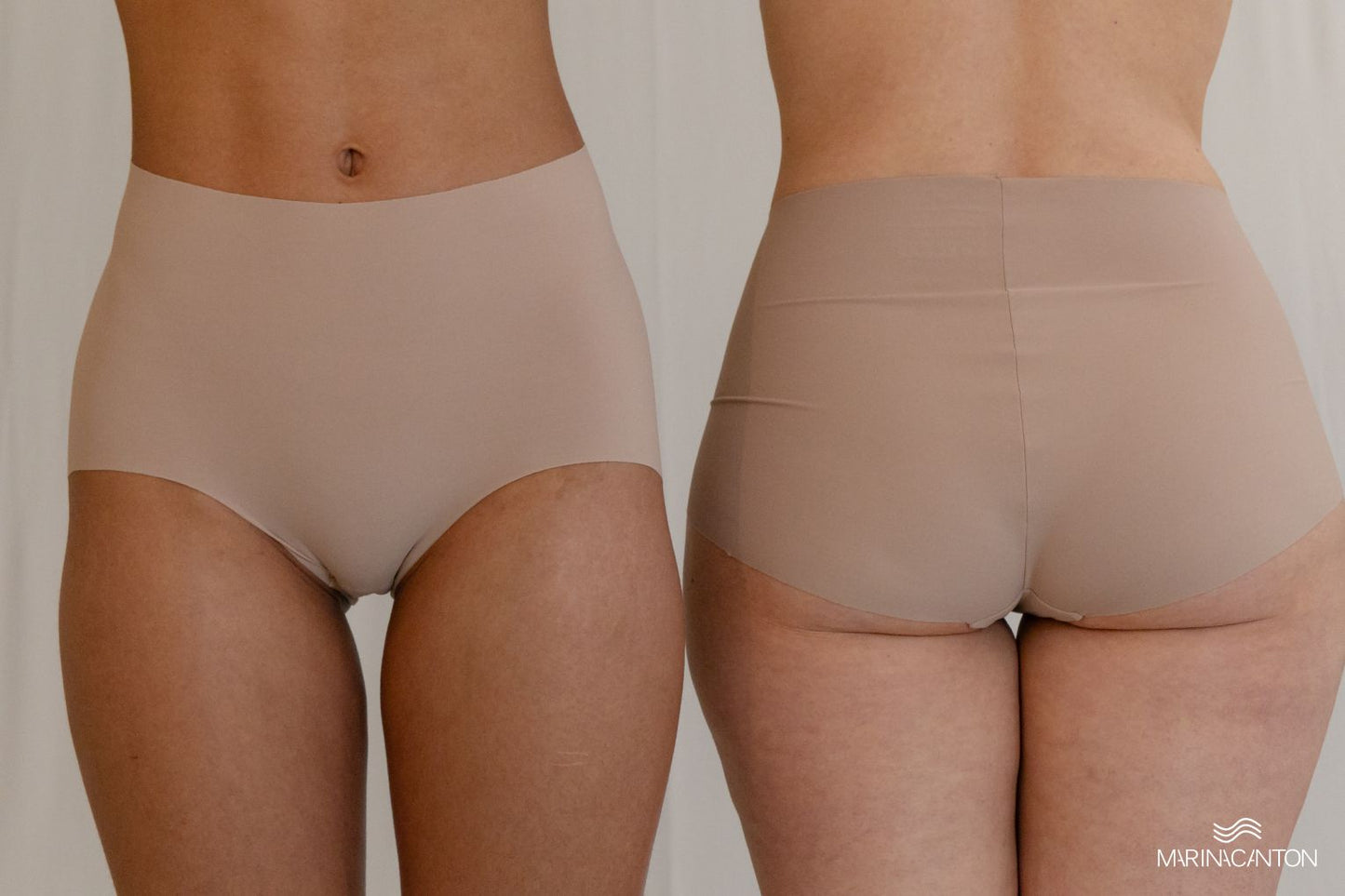 Calcinha Pele, Hot Pants, Sem Costura - Cor: chocolate