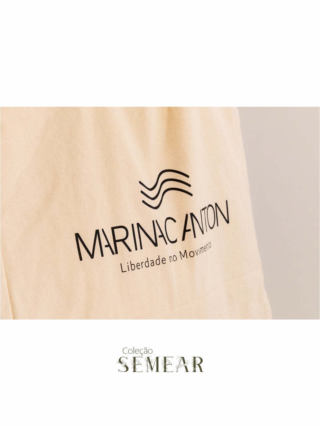 Sacola Semear 100% Algodão Duas Alças