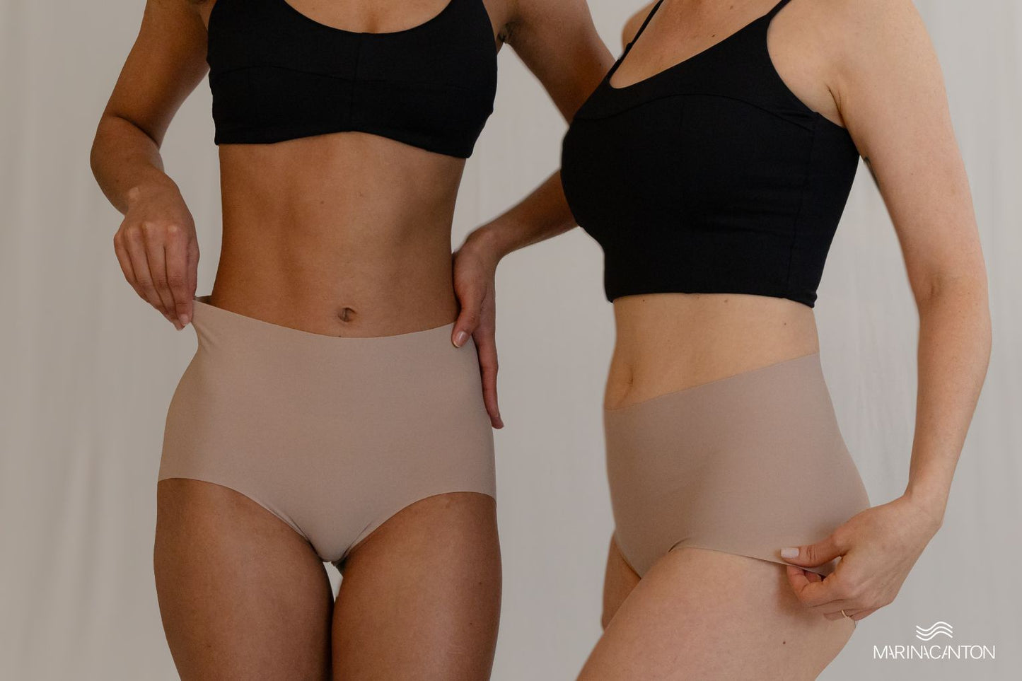 Calcinha Pele, Hot Pants, Sem Costura - Cor: chocolate