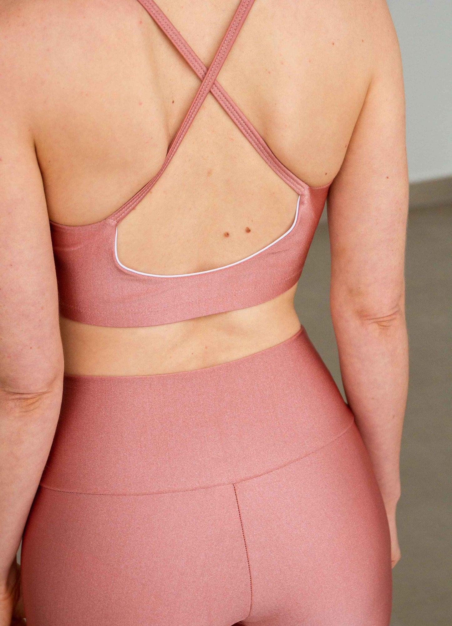 Top Spirit Alça Cruzada Rose