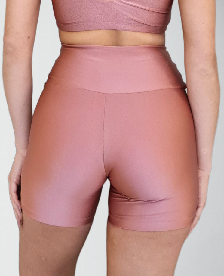 Shorts Spirit Cintura Alta Rose