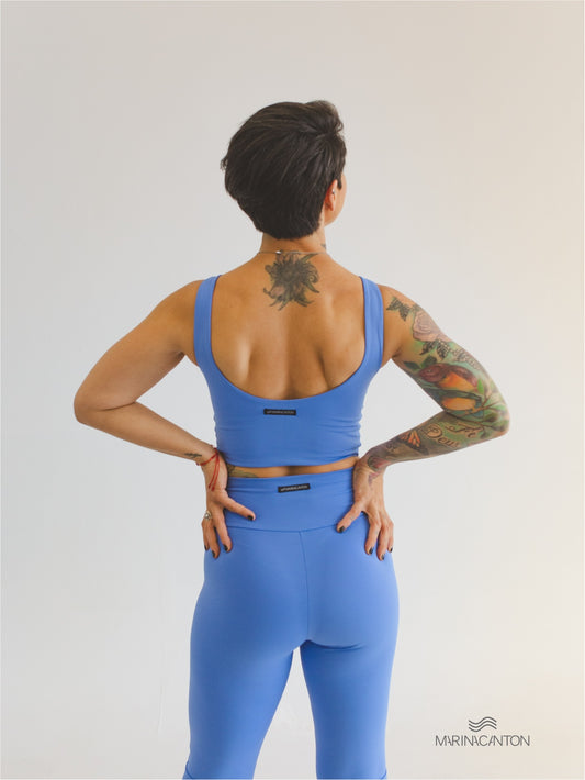 Cropped Bio UP Compress Confort Azul Índigo