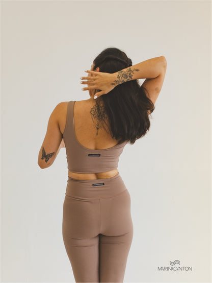 Cropped Bio UP Compress Confort Avelã