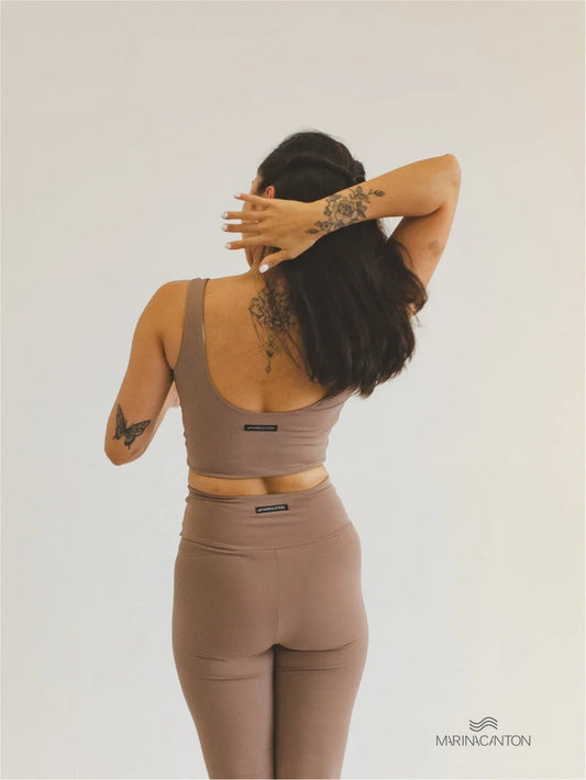 Cropped Bio UP Compress Confort Avelã