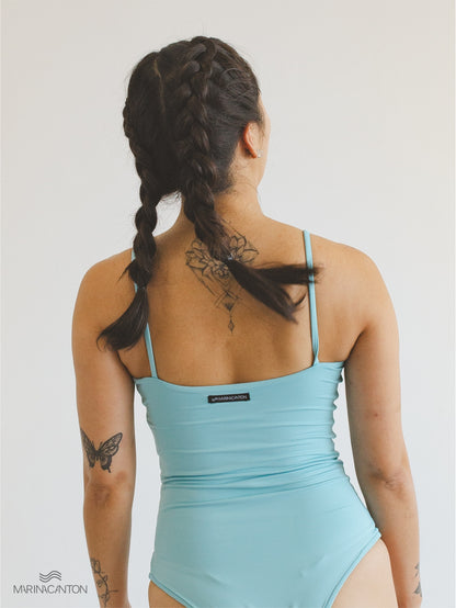 Body Maiô Bio Light Duplo de Alcinha Colors Azul Meditação