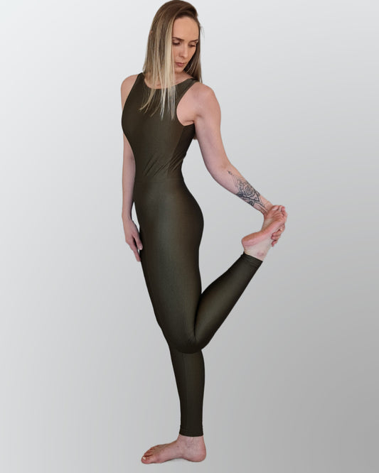 Macacão Spirit Light Regata Oliva