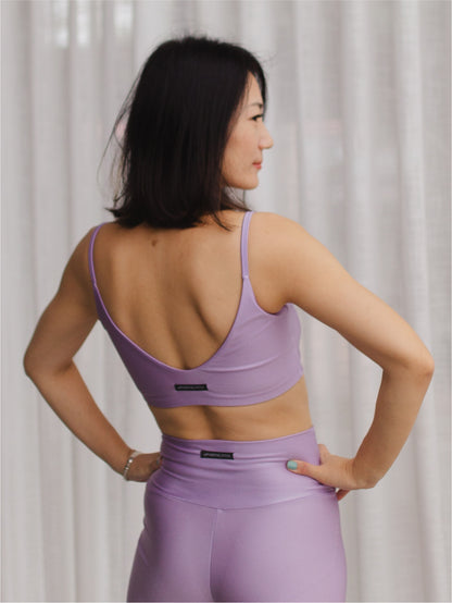 Top Spirit Alcinha Costas V Lavanda