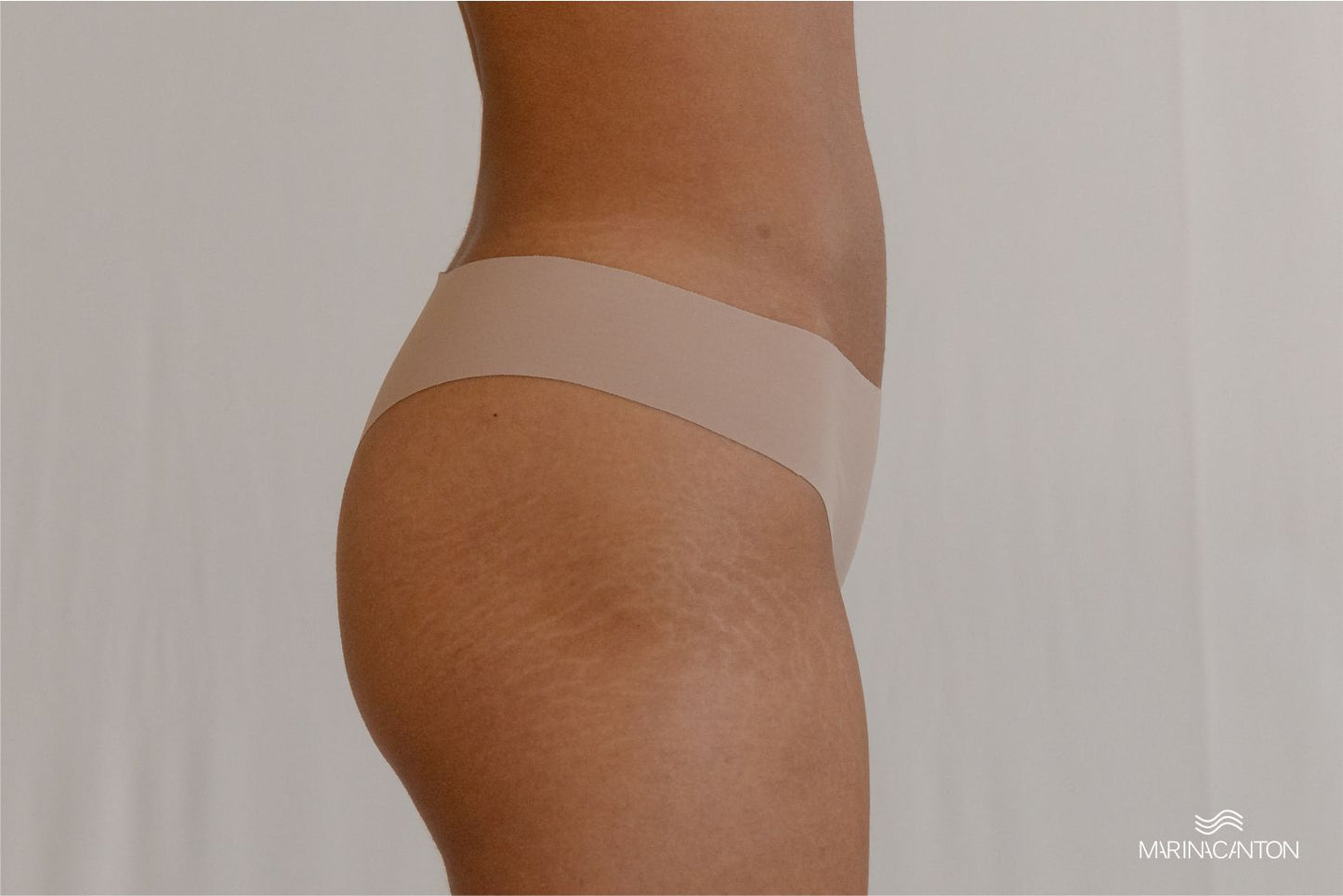 Calcinha Pele, Tanga, Sem Costura - Cor: chocolate