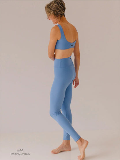 Legging Bio UP Compress Cintura Alta Azul Índigo