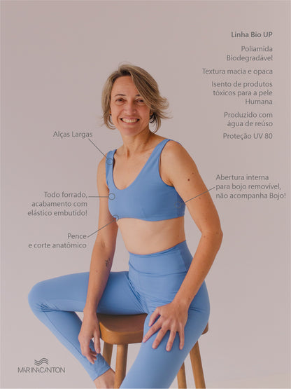 Top Bio UP Compress Confort Azul Índigo
