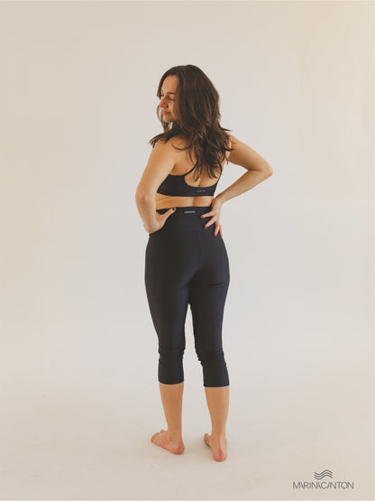 Legging Capri Spirit Cintura Alta Preto