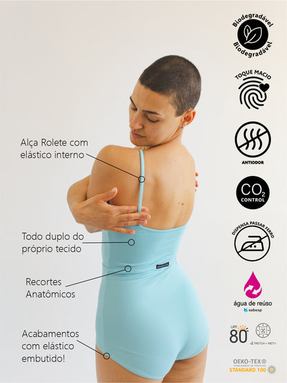 Body Hot Pants Bio Light Duplo de Alcinha Colors Azul Meditação