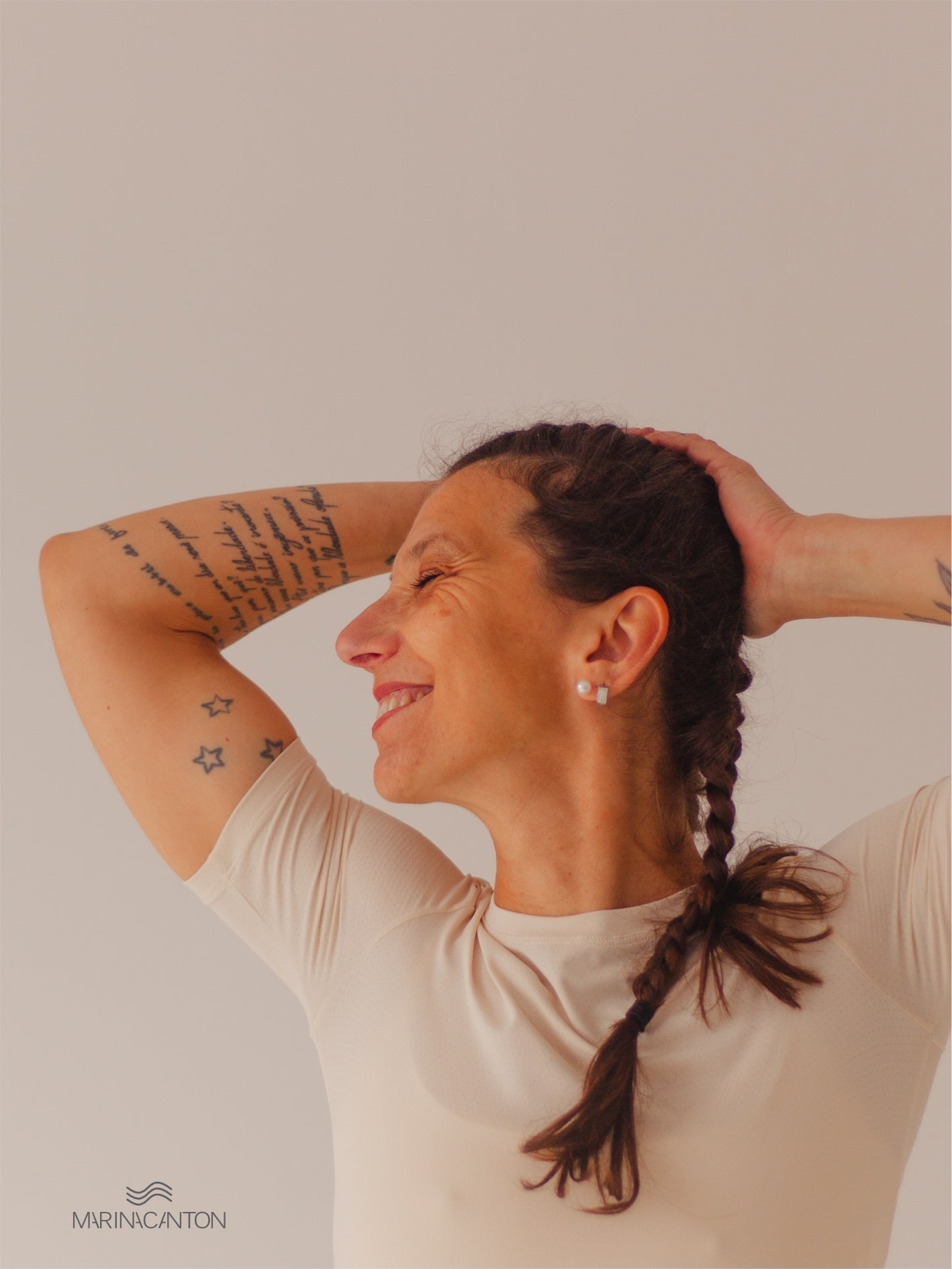 Cropped Breathe Manga Curta Off White