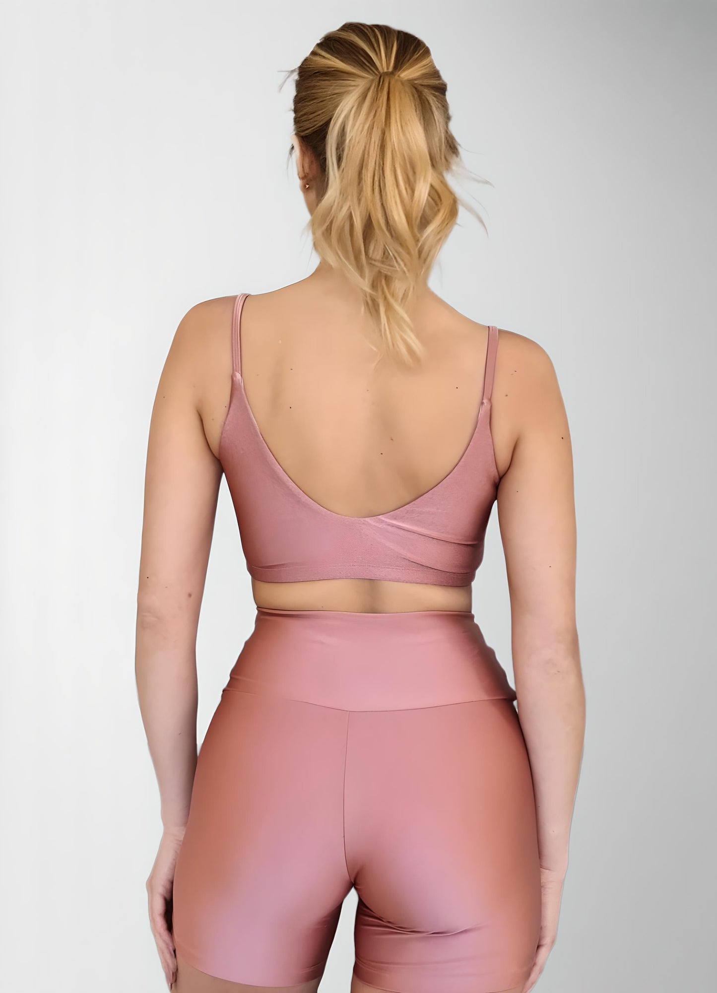 Top Spirit Alcinha Costas V Rose