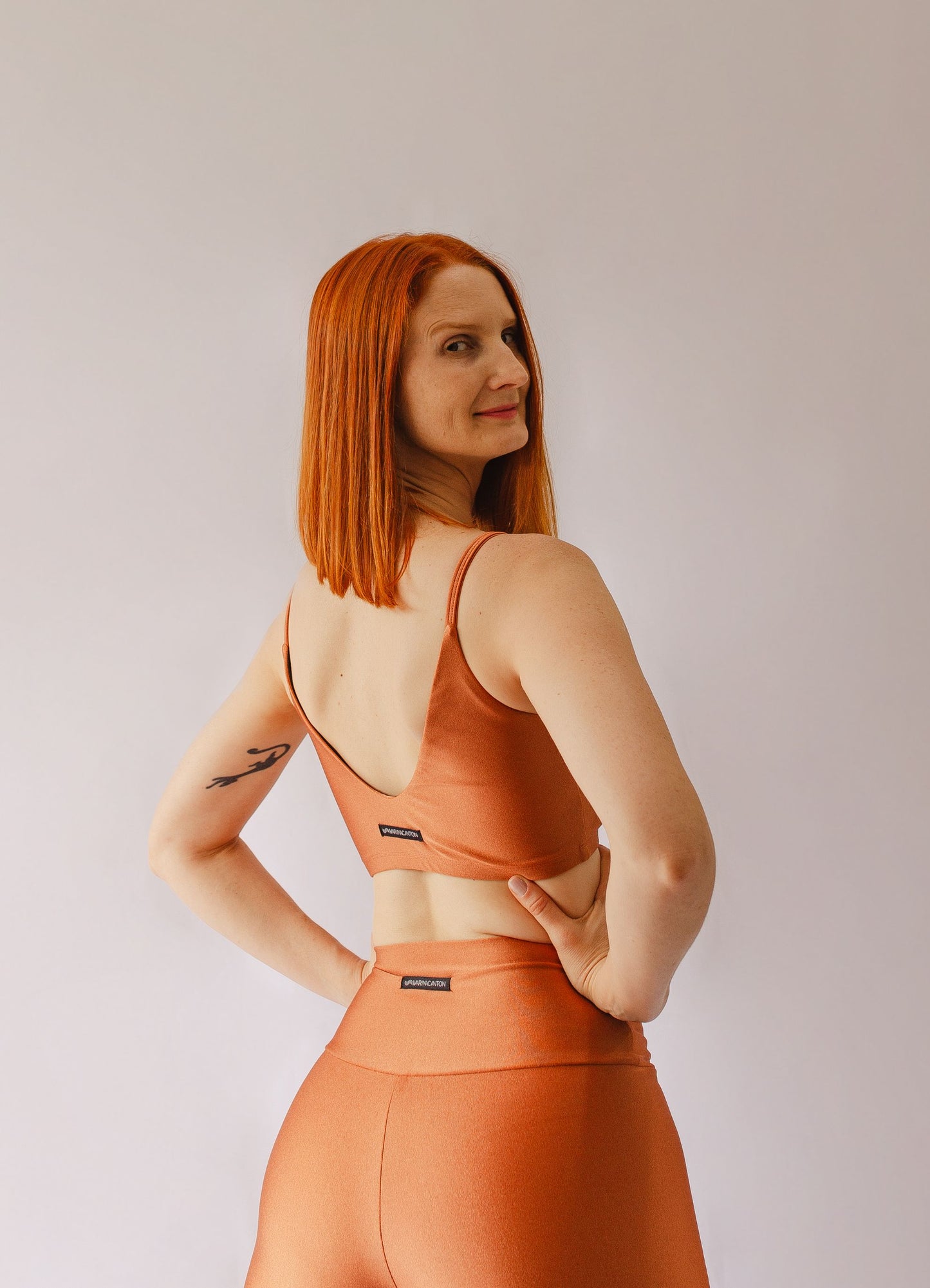 Shorts Spirit Cintura Alta Cobre