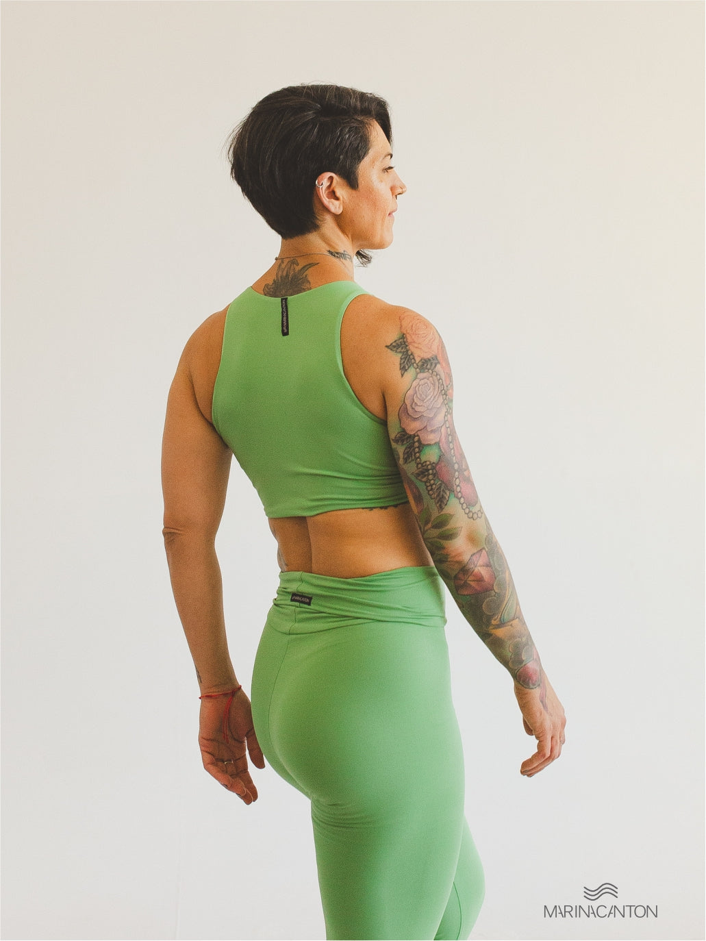 Top Cropped Bio Light Regata Colors Verde Sálvia