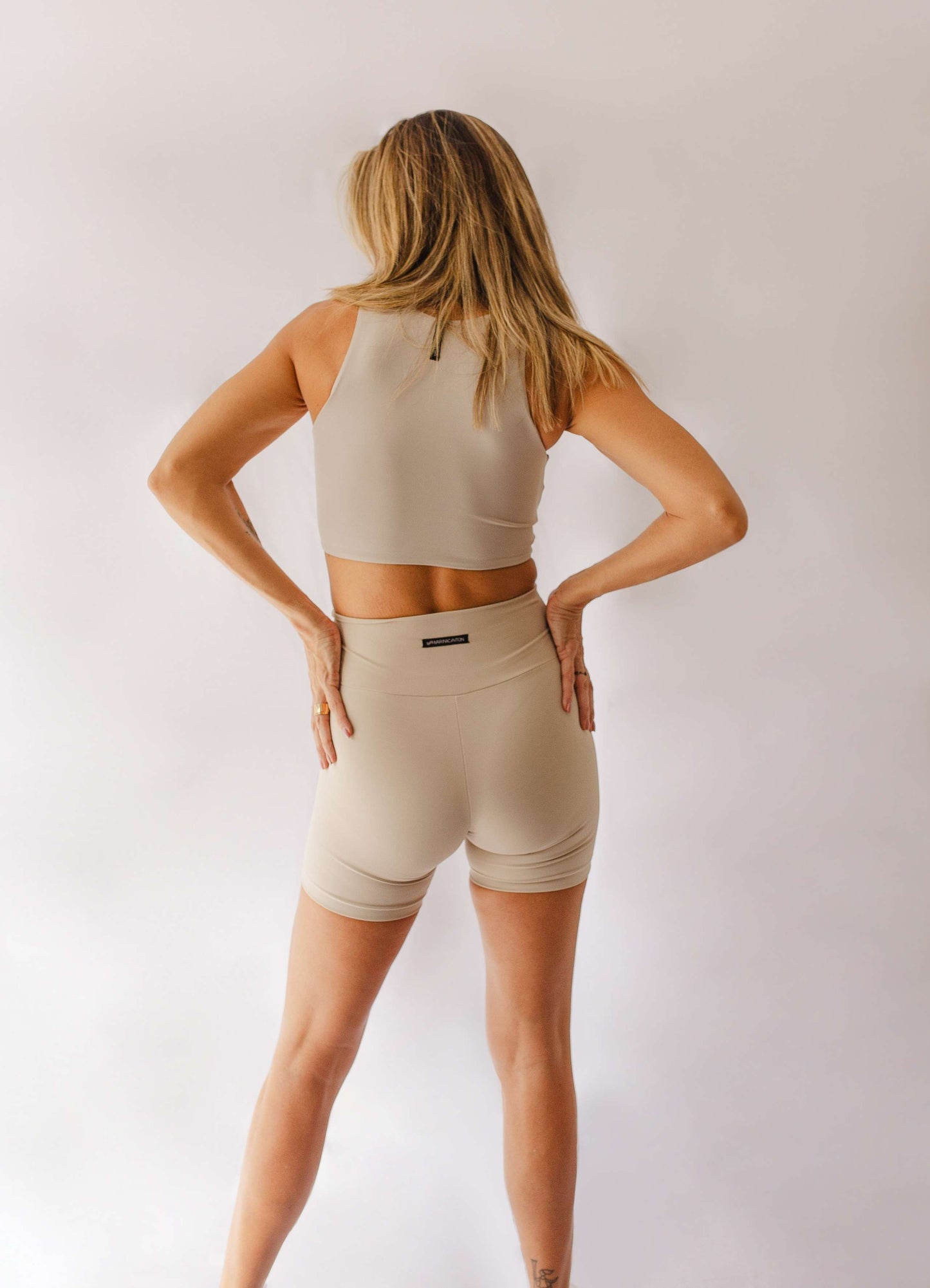 Bermuda Bio Up Compress Cintura Alta Nevada