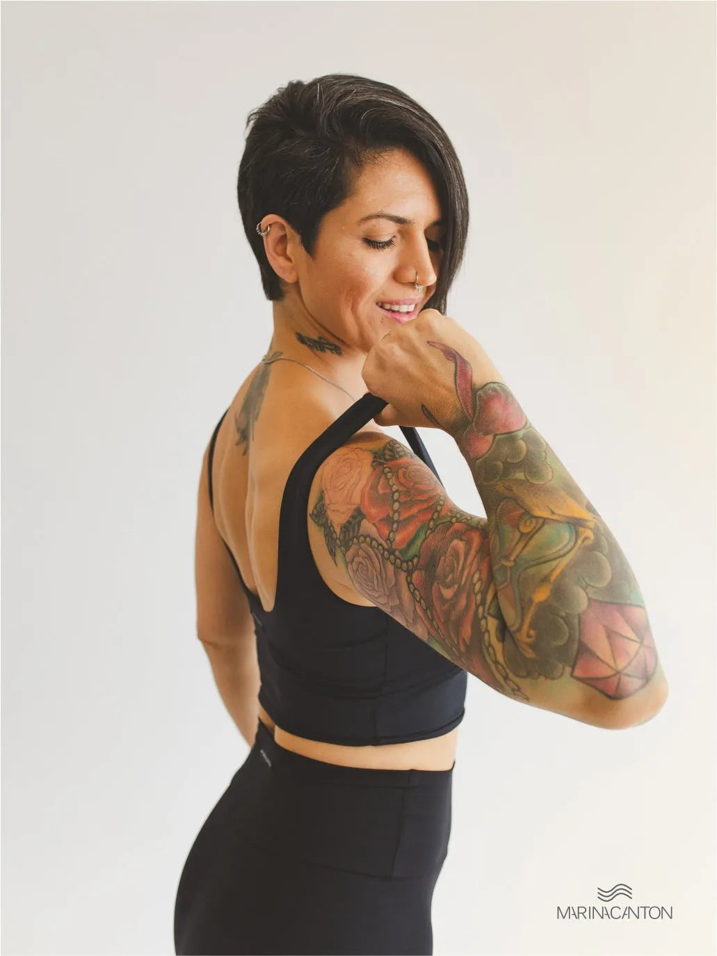 Cropped Bio UP Compress Confort Preto