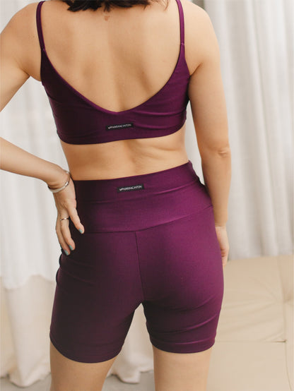 Shorts Spirit Cintura Alta Amora