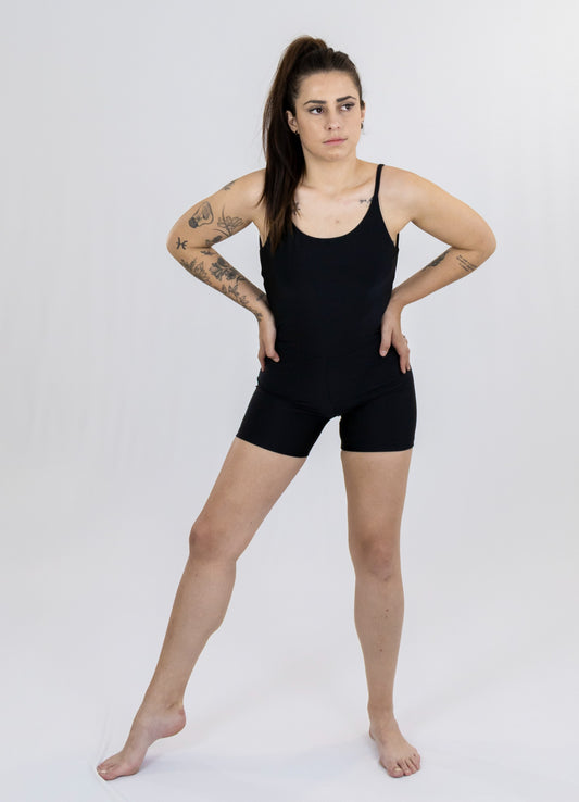 Macaquinho Spirit Alcinha Costas V Preto