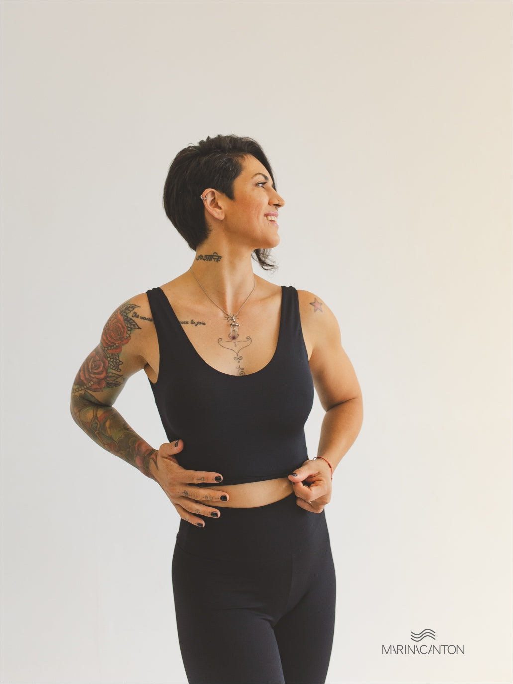 Cropped Bio UP Compress Confort Preto