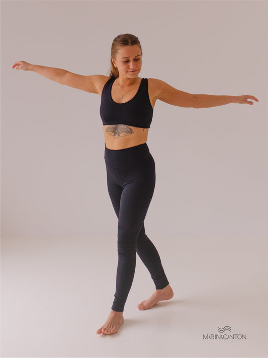 Legging Bio UP Compress Cintura Alta Preto