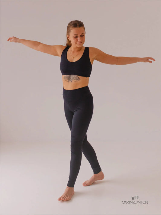 Legging Bio UP Compress Cintura Alta Preto