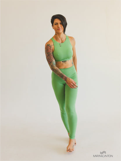 Top Cropped Bio Light Regata Colors Verde Sálvia