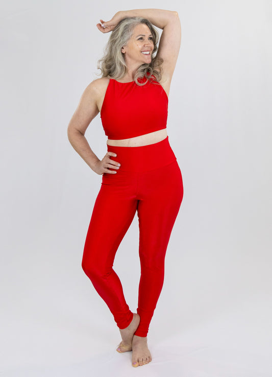 Legging Spirit Light Cintura Alta Vermelho