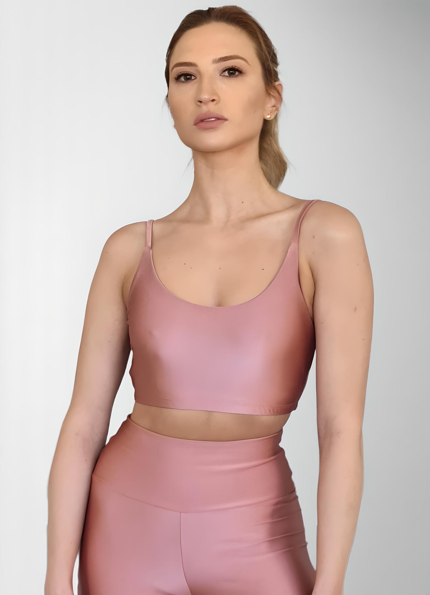 Top Spirit Alcinha Costas V Rose