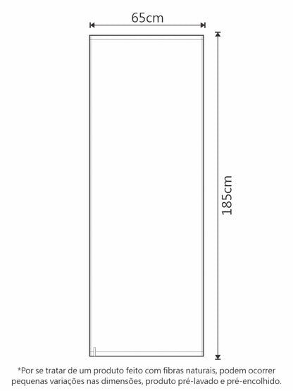 Cotton Mat 100% Algodão com Tingimento Artesanal - Tie Dye Azul Mar