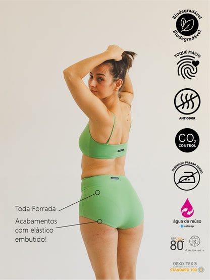 Hot Pants Bio Light Colors Verde Sálvia