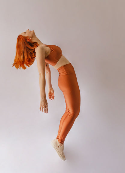 Legging Spirit Cintura Alta Cobre