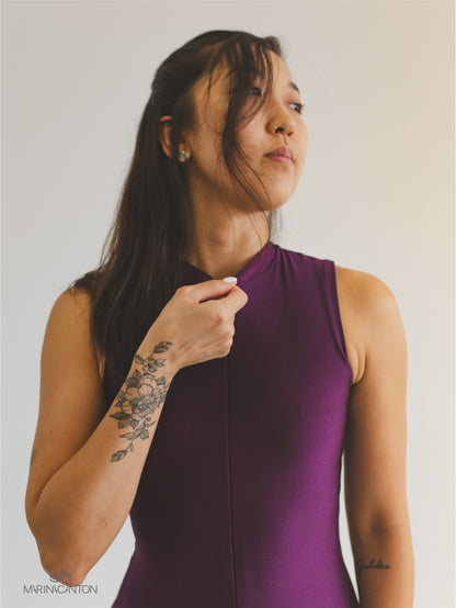 Macação Spirit Pilates com Zíper Amora