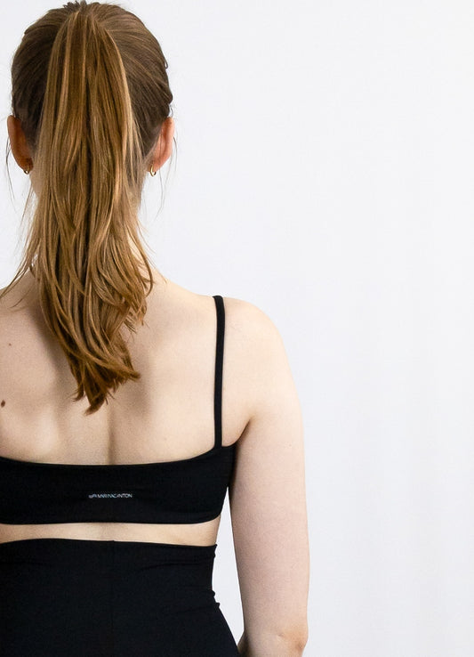 Top Bio Light Slim Alcinha Clássicos Preto