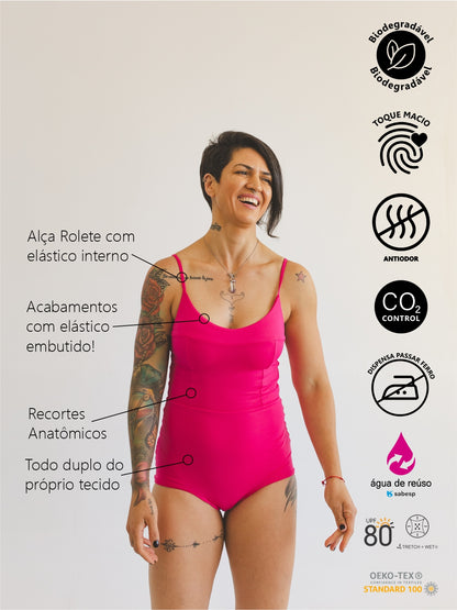 Body Hot Pants Bio Light Duplo de Alcinha Colors Rosa Choque