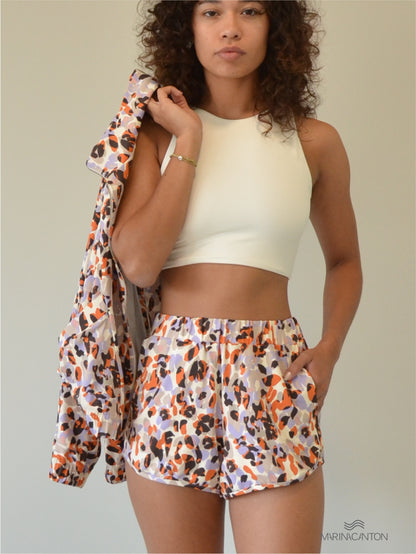 Conjunto Bio Light  Jaqueta + Shorts Flow Estampado