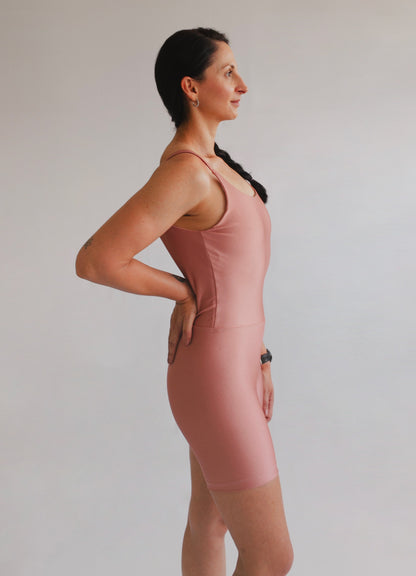 Macaquinho Spirit Alcinha Costas V Rose