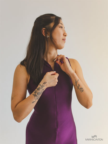 Macação Spirit Pilates com Zíper Amora