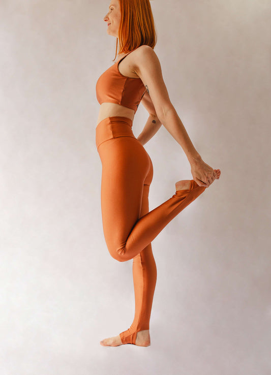 Legging Spirit Cintura Alta com Pézinho Cobre